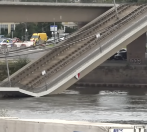 Carolabrücke: So ist die Lage nach dem teilweisen Einsturz von Brückenzug C