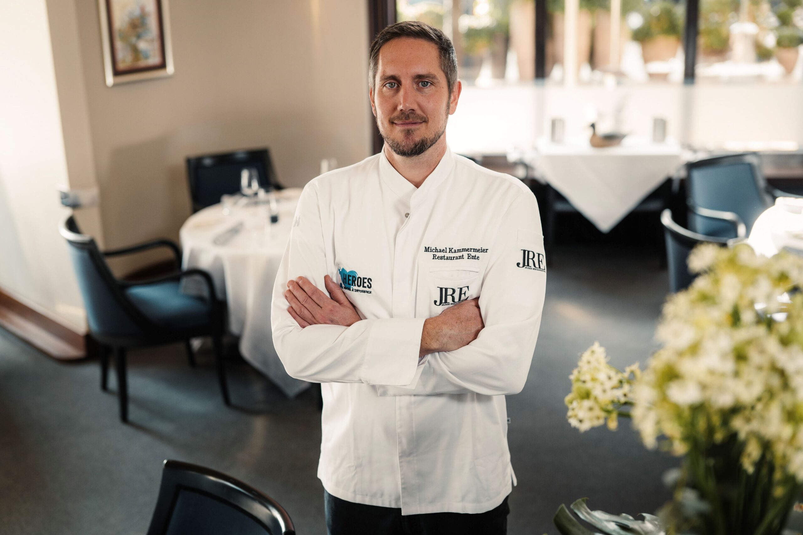 Michael Kammermeier, Küchenchef im Restaurant ENTE im Hotel Nassauer Hof Wiesbaden.