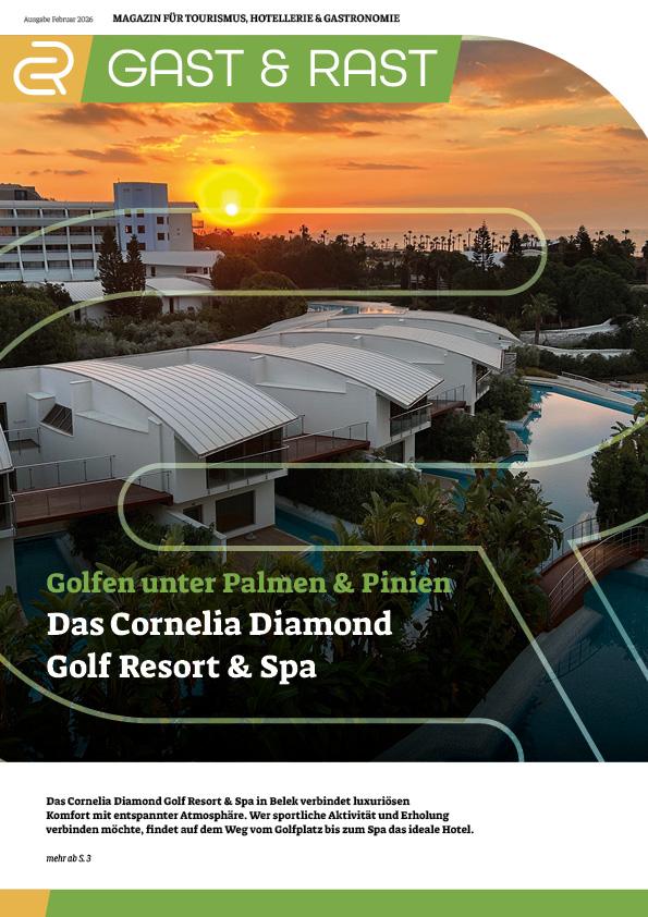 Gast & Rast E-Paper Januar 2026 – Golfen unter Pinien und Palmen