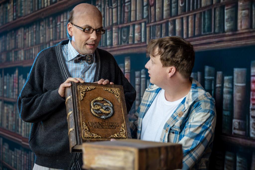 Dresdner Jungschauspieler Philipp Rahn als Bastian Balthasar Bux in "Die unendliche Geschichte". Foto: Robert Jentzsch