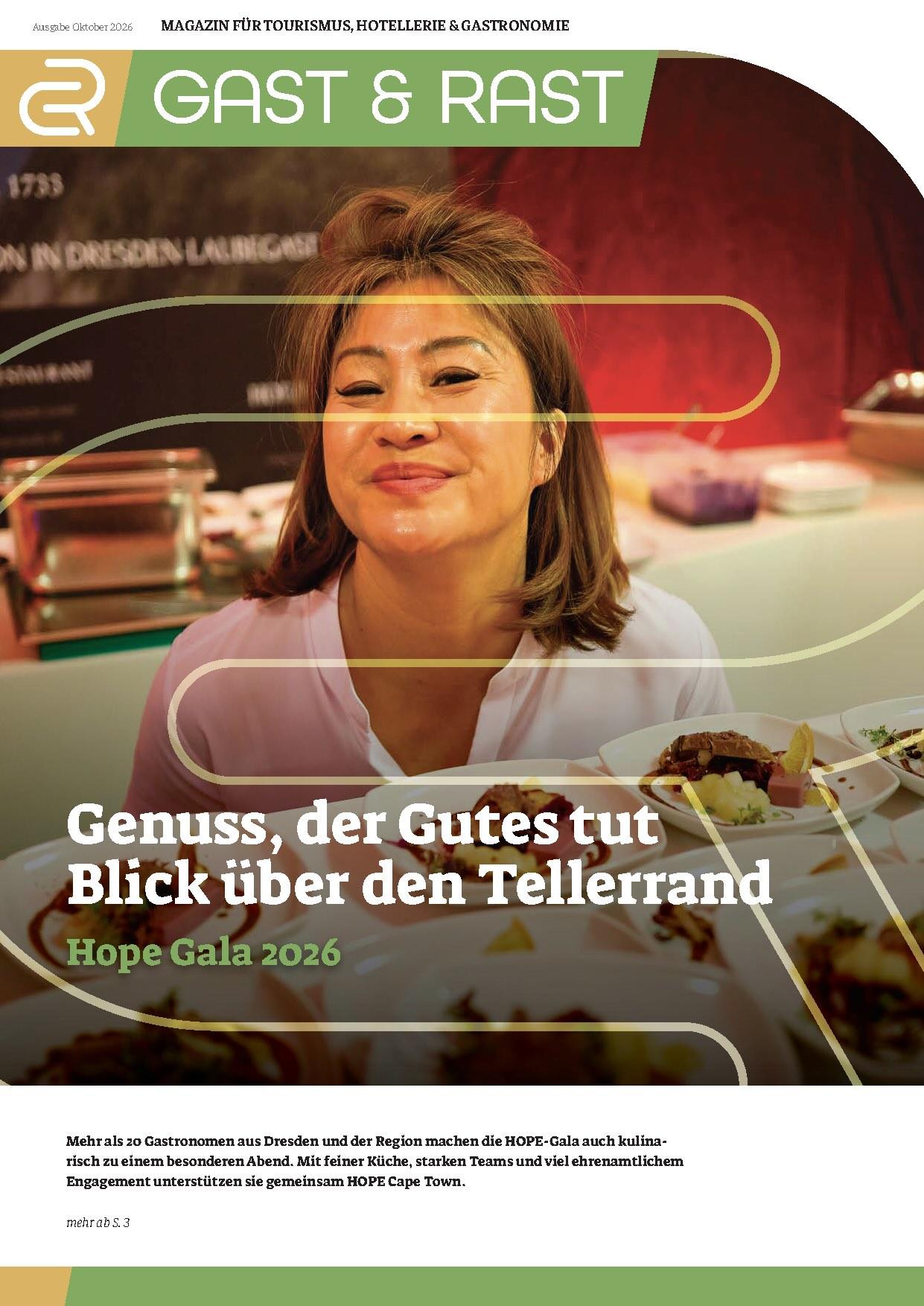 Gast und Rast eiaper Oktober 2026 - Genuss der Gutes tut